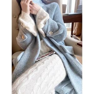 Light blue winter coat